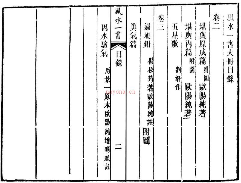 风水古籍《风水一书》218页双页版