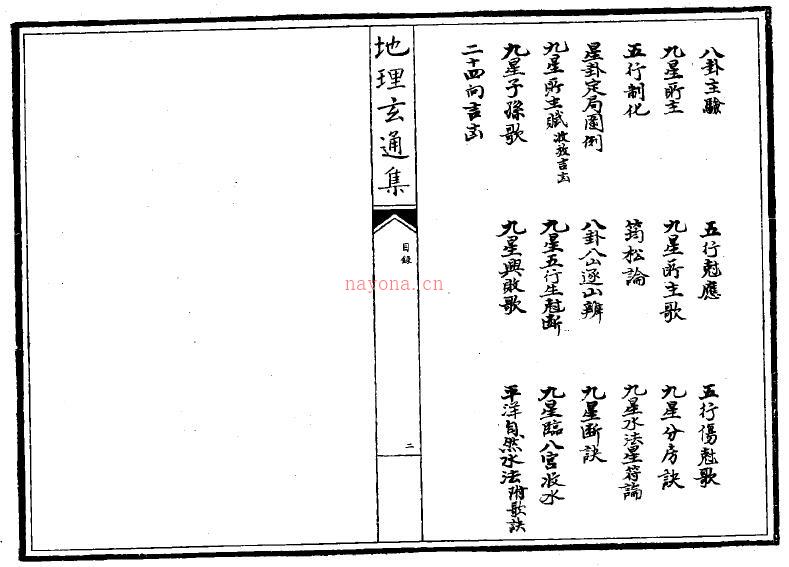 风水古籍《地理玄通集》38页双页版