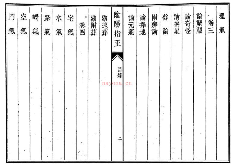 风水古籍《阴阳指正》122页双页版