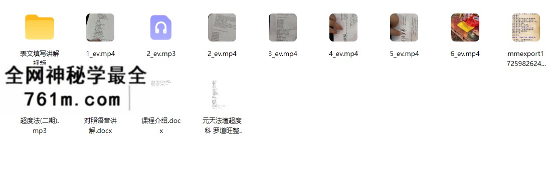 D罗道旺 超度法(二期)视频+文档:秘传绝学资料
