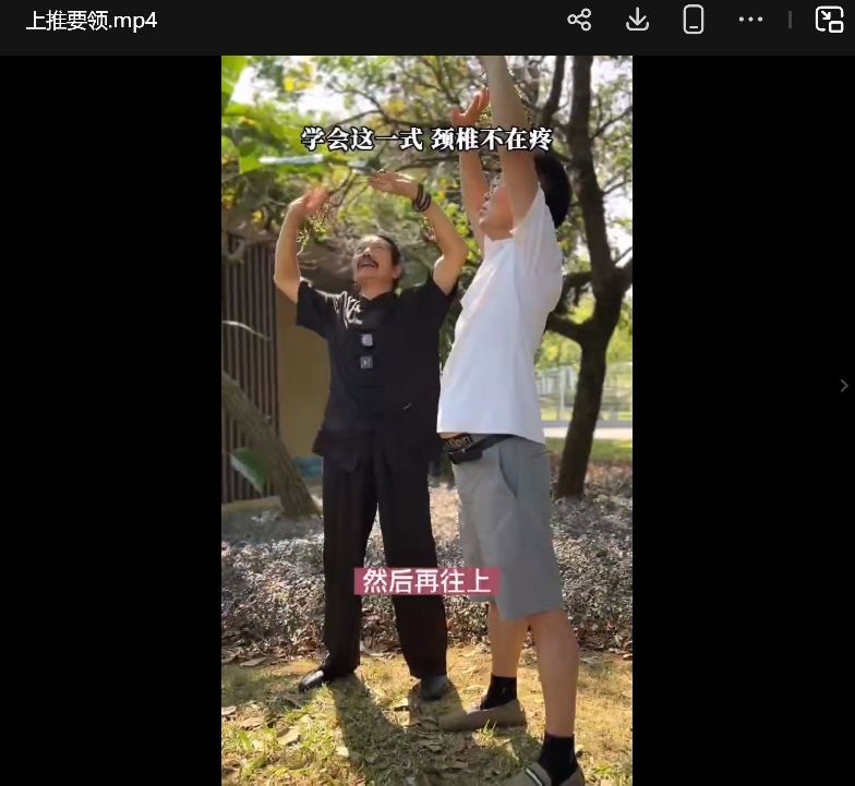 Jin Jiazhou Yi Jin Jing - Video — Top-Level Student Instruction — Upward Pushing Key Points