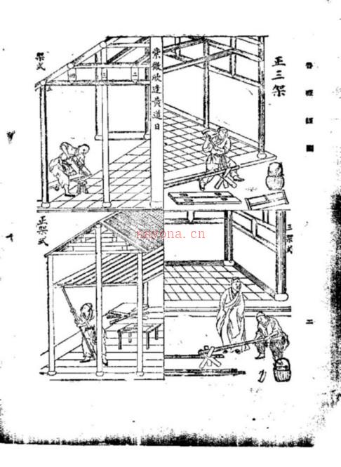 《绘图鲁班经》 (上海鸿文书局 1938年)49页 绘图鲁班经 阴阳地理堪舆风水书籍 古代建筑施工设计风水择吉书籍49页百度网盘资源