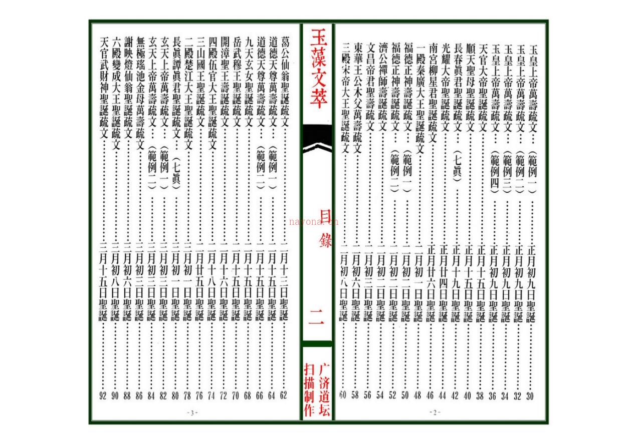 道教疏文汇编《玉藻文萃》上中下三册电子版