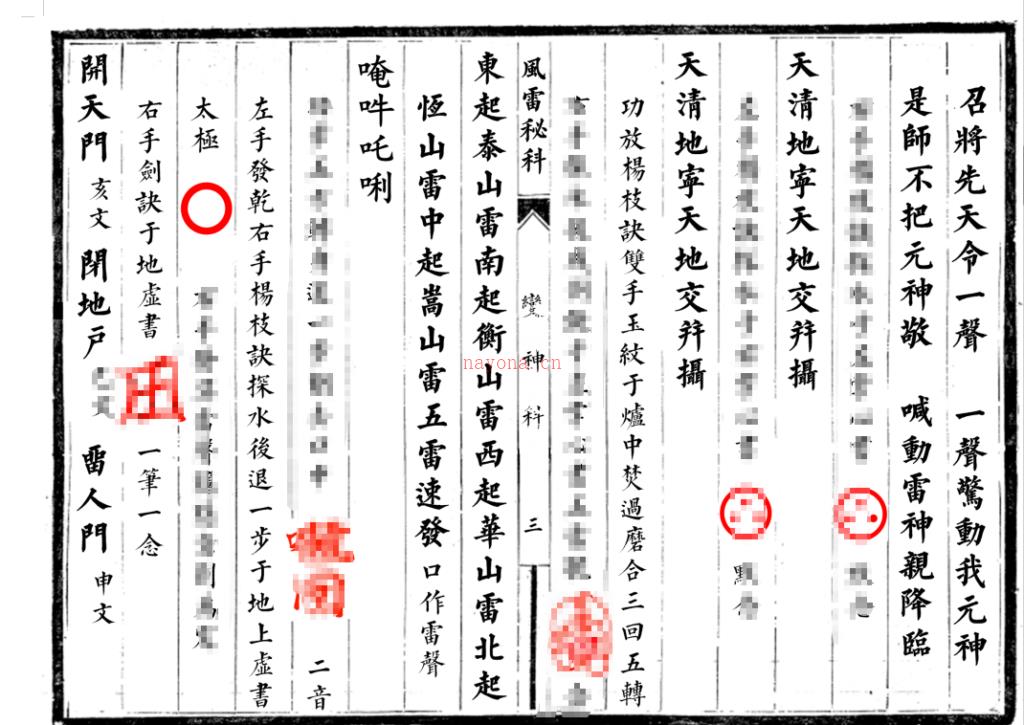 天师府秘本《正一变神收禁科》9页电子版 (正一天师府字辈)