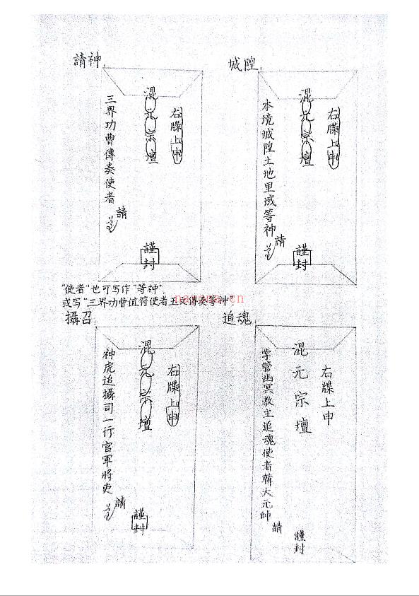 杜高云丙申年全真科仪学习班资料88页电子版