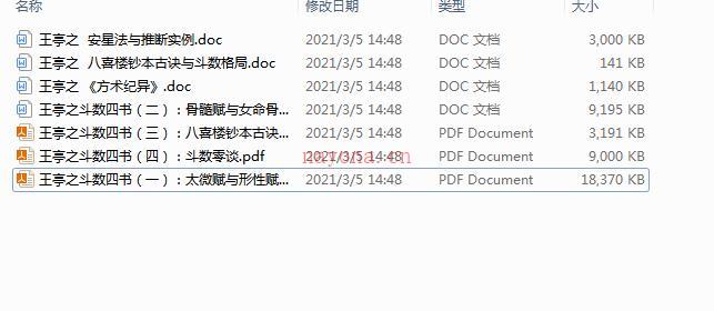王亭之斗数四书百度网盘资源(王亭之谈斗数)