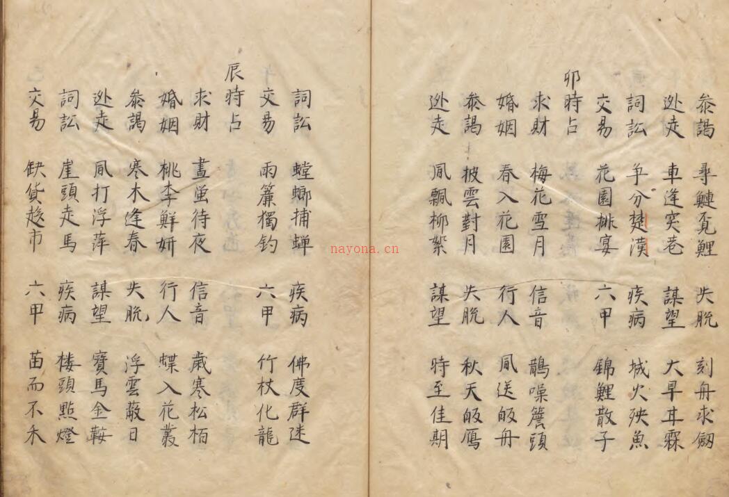 黄石公望空四字数（占卜）.pdf 54页百度网盘资源(黄石公秘授四字数)