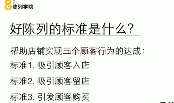 【视频课程】陈列共和视频课程（八套）：打造视觉形象，制作陈列标准 (视频课程)