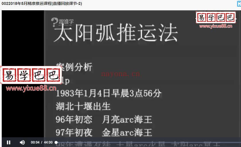 宝叔占星合集7套新旧课程视频+录音 百度云下载！(宝叔占星课程)