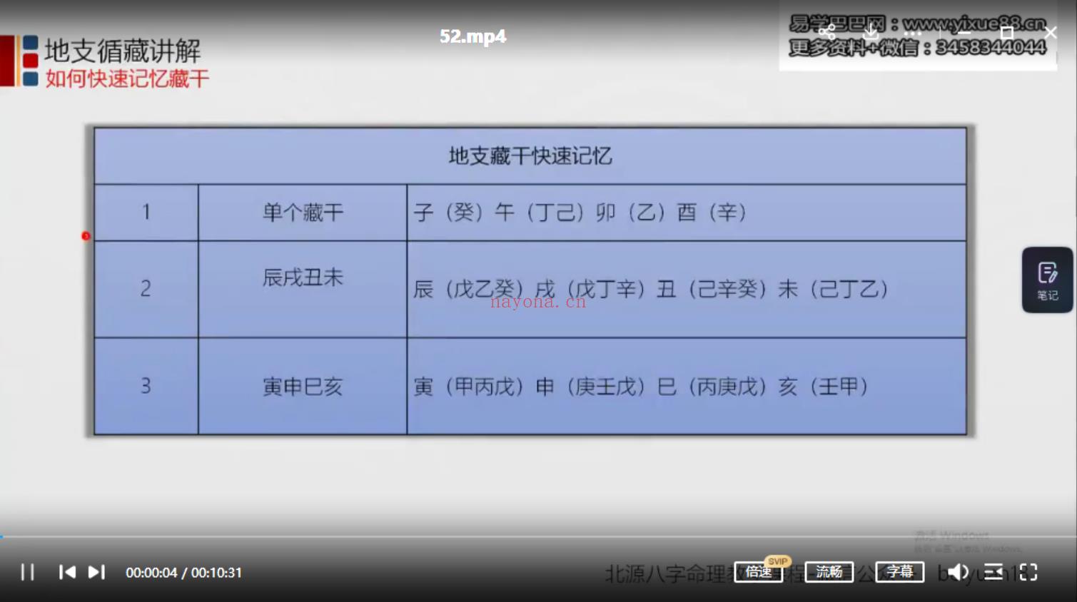 北源八字进阶深入学习四（大运流年墓库合会）72集视频 百度网盘下载