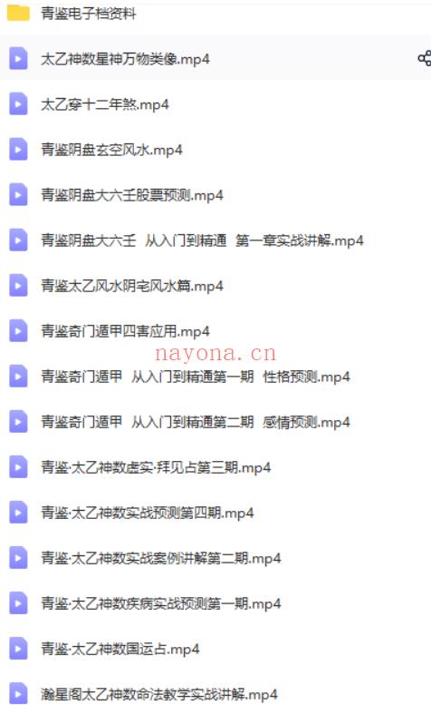 H058青鉴太乙神数视频15集+案例资料  (青鉴太乙怎么样)