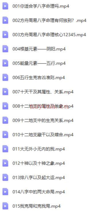 J056方舟周八字命理视频105集