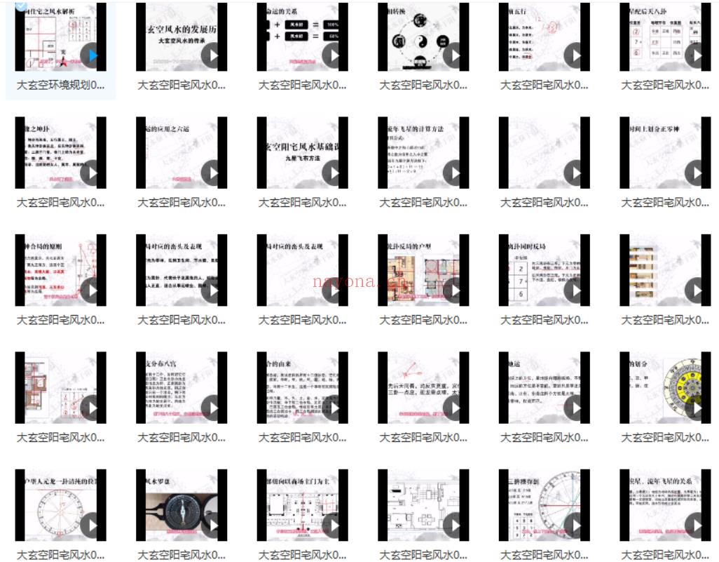 J105杜彦霖老师亲传弟子蔡于阳大玄空阳宅风水课程视频90集