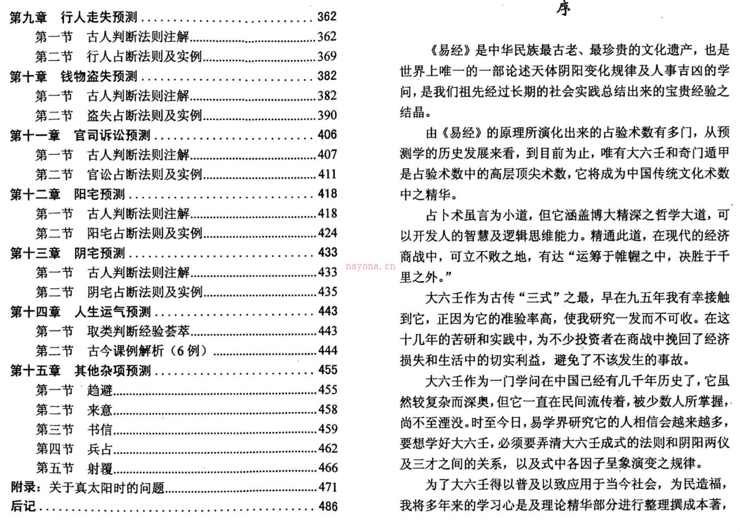  王雷之 高清《壬学精华》电子版487页，王雷之着，高清页面，目录如图，六壬精华集大成插图1