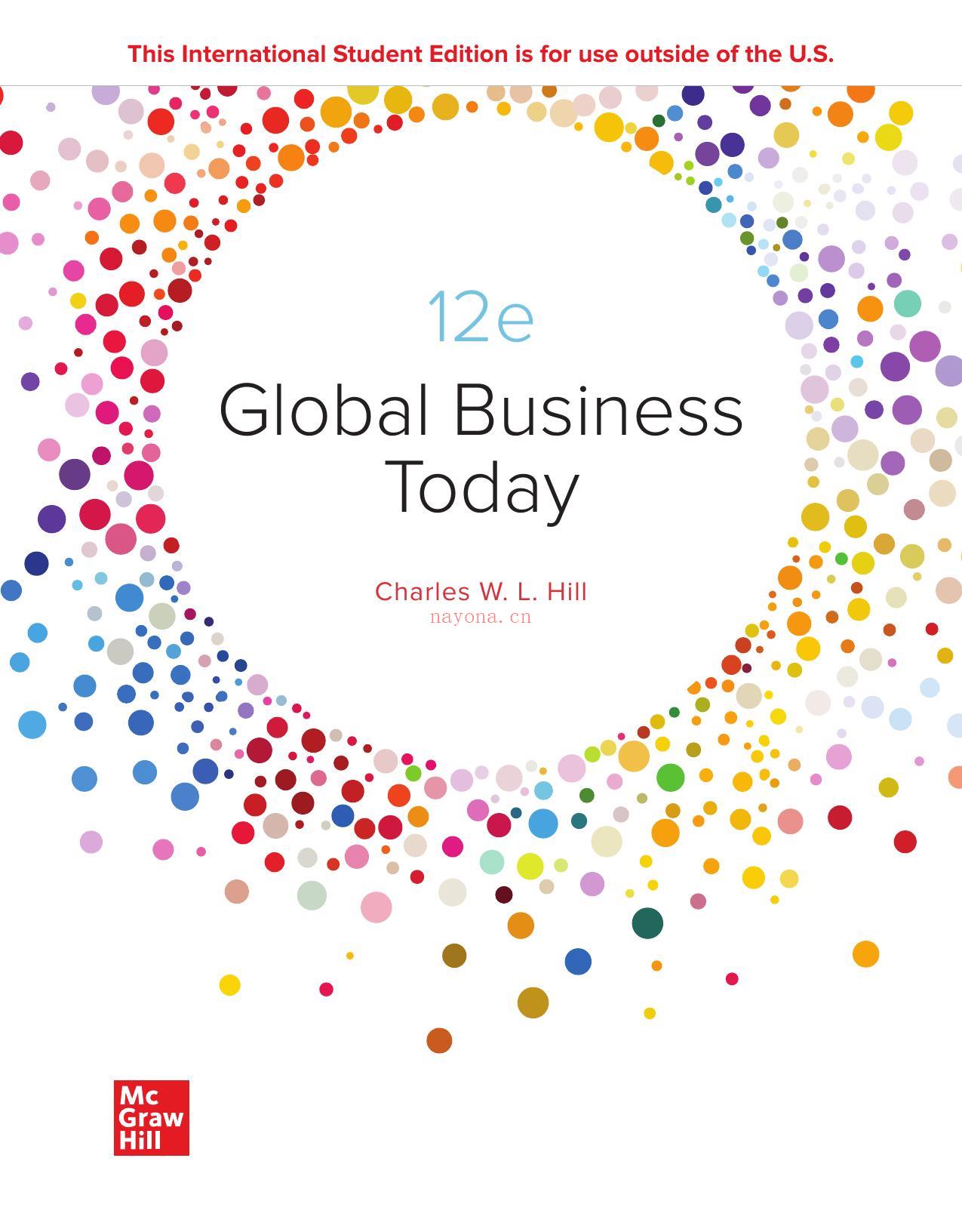 《Global Business Today 12th Edition》