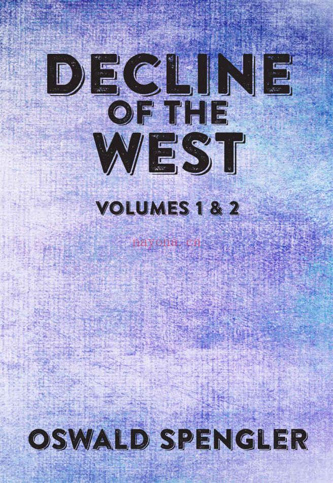 The Decline of the West