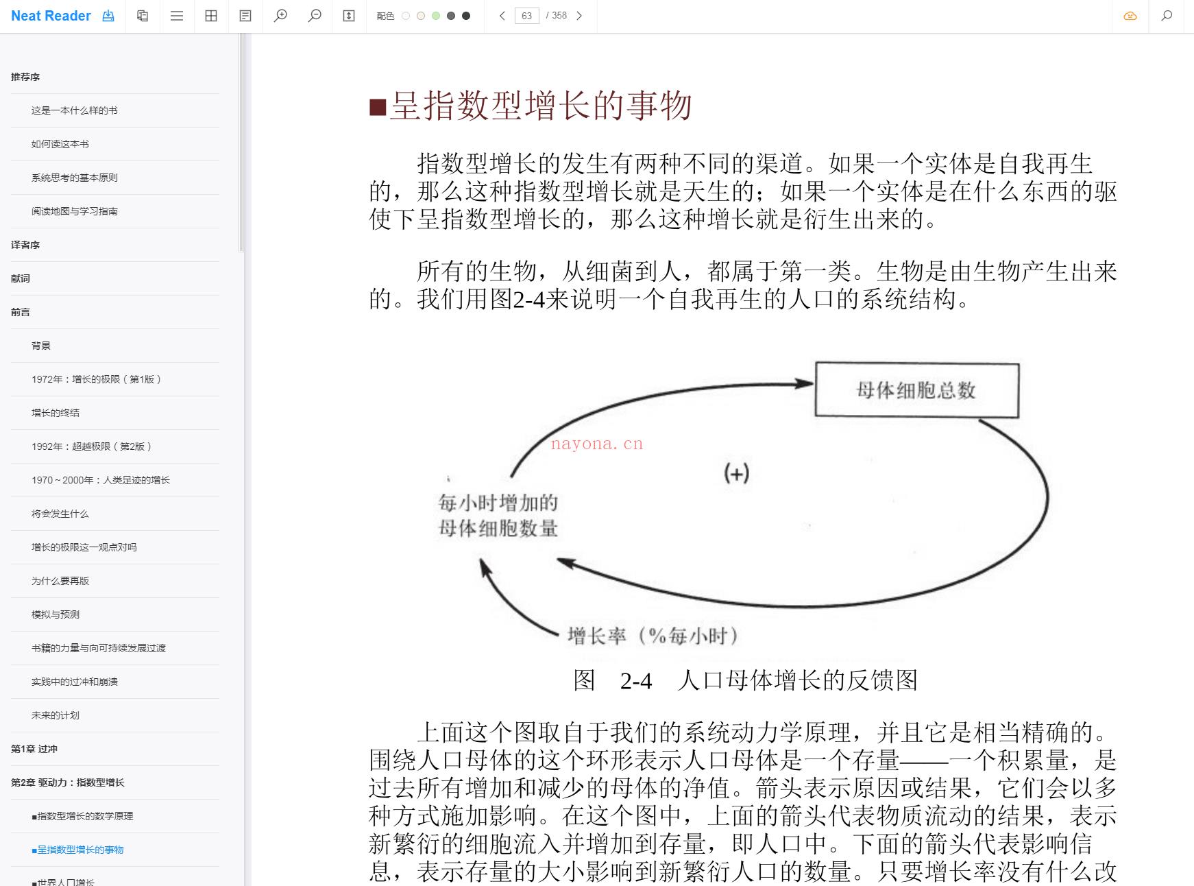 《增长的极限》截图（点击放大）