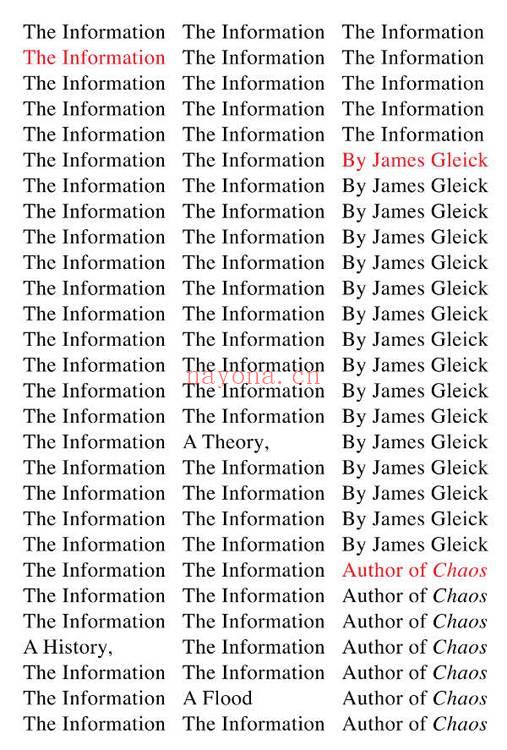 The Information: A History, A Theory, A Flood