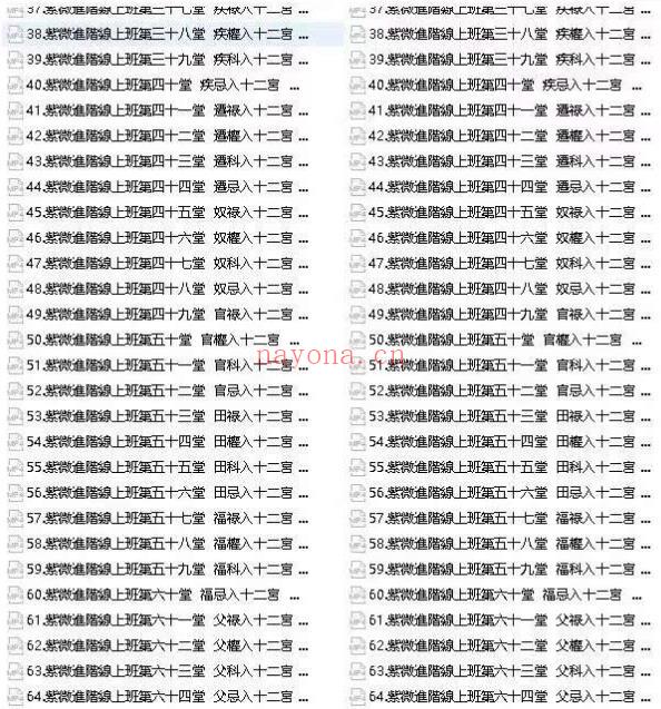 陈明业紫微斗数视频课程(2023版)无相阁紫微解密