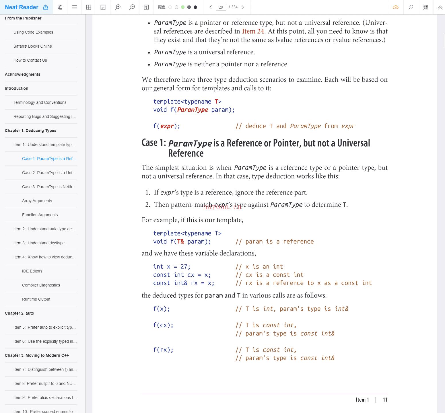 《Effective Modern C++: 42 Specific Ways to Improve Your Use of C++11 and C++14》截图（点击放大）