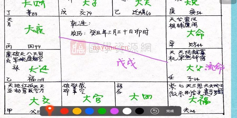 玉江龙紫微斗数视频课程含实战共44集（约20.5小时）百度网盘分享