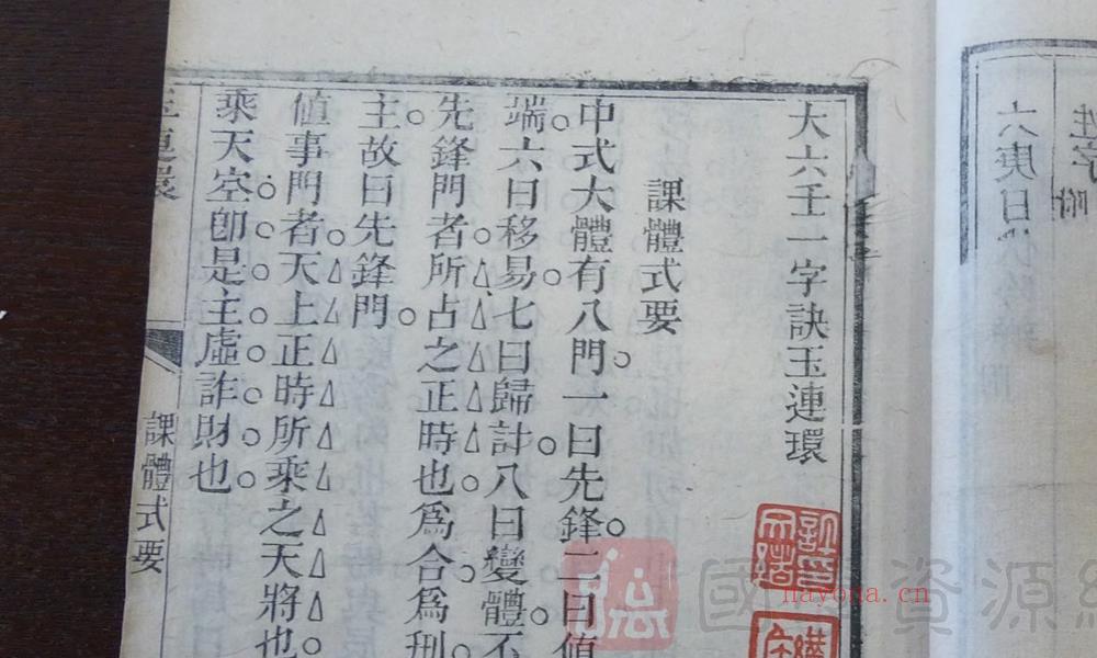 古籍《大六壬一字诀玉连环》清刻本44页双面PDF电子书(大六壬最纯正的古籍)