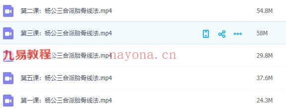 乙辰杨公三合派胎骨分金线法视频5集 百度云下载！
