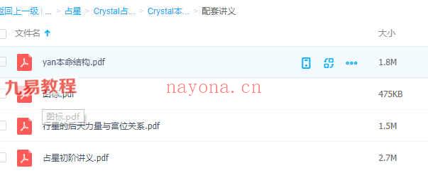 Crystal本命占星课程视频15集+讲义pdf 百度云下载！(Crystal本命占星课程)