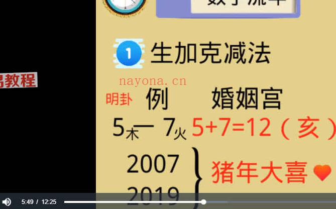 承钰易数奇缘课程视频49集 百度云下载！