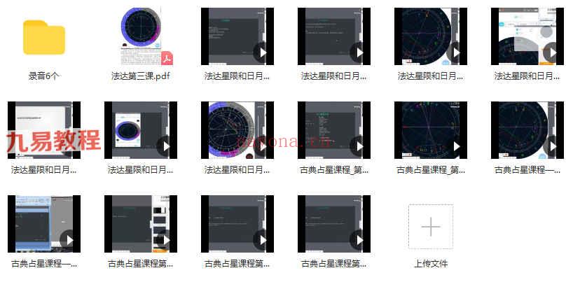 宝叔古典占星课程视频+录音 百度云下载！(宝叔占星课程百度云)