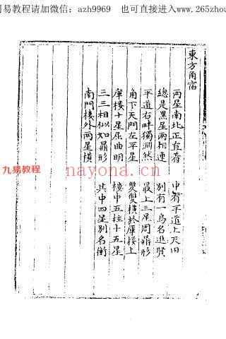 三垣七政二十八宿周天精鉴（古本）.pdf 百度云下载！(三垣与二十八宿的关系)