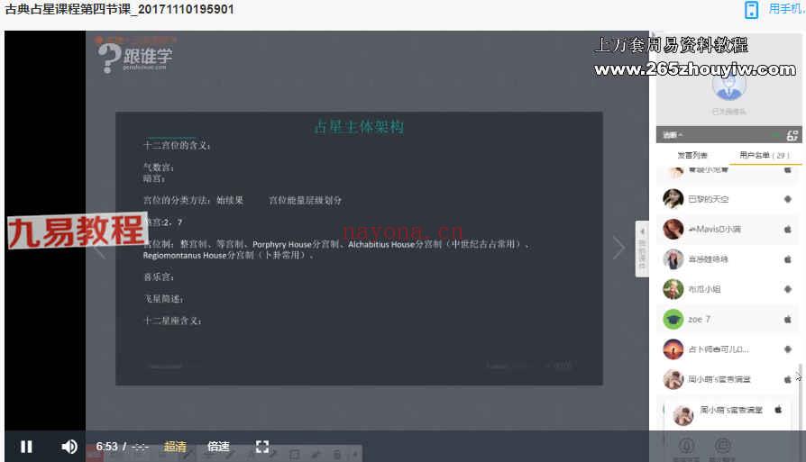 宝叔古典占星课程视频+录音 百度云下载！(宝叔占星课程百度云)