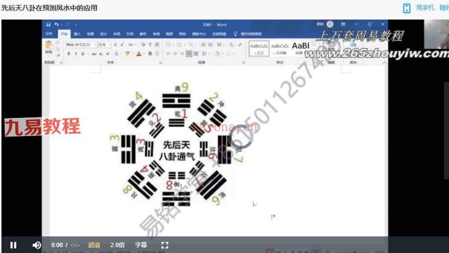易铭学堂阴阳五行八卦预测法视频3集 百度云下载！