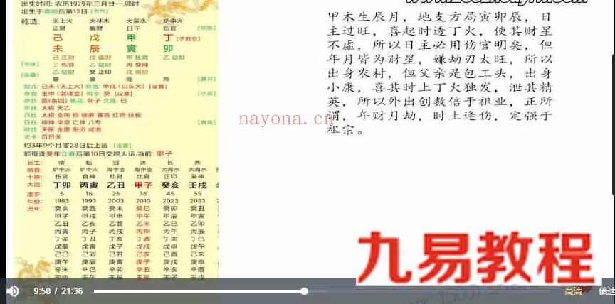 郝传明老师 东北系民间命理父母篇5集视频+命理授课资料pdf 百度云下载！