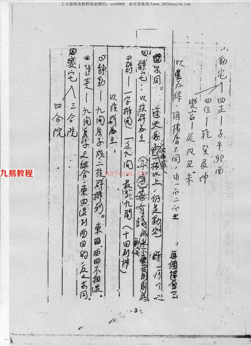 汤森：后天派阳宅风水职业秘诀讲义 147页.pdf     百度云下载！(汤森阳宅必用)