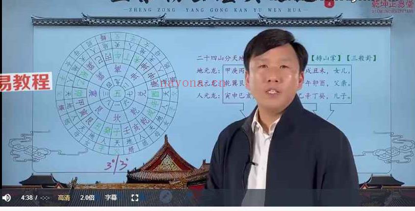 重阳老师《青囊奥语杨公堪舆文化2》19集视频 百度云下载！