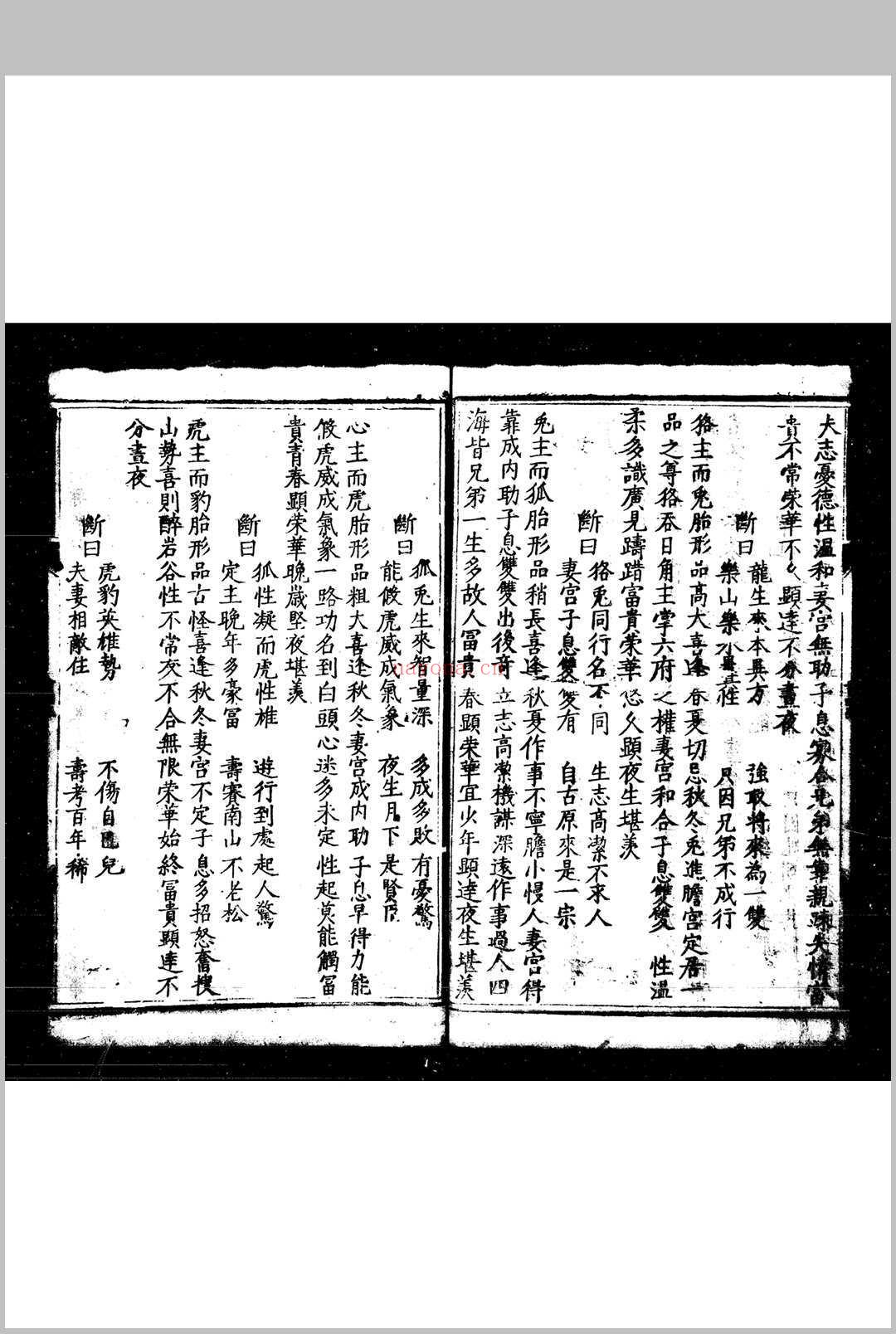 万化仙禽 明万历癸酉(元年)长安何承勋学易精舍刊本