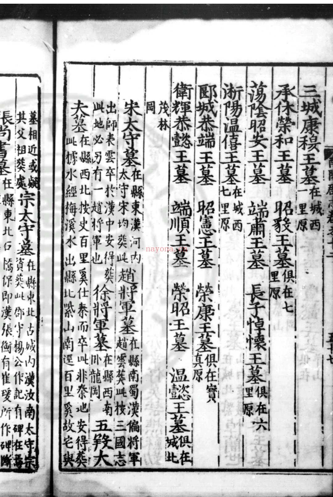 南阳府志 (明)李廷龙等纂修 明万历五年(1577)刊本