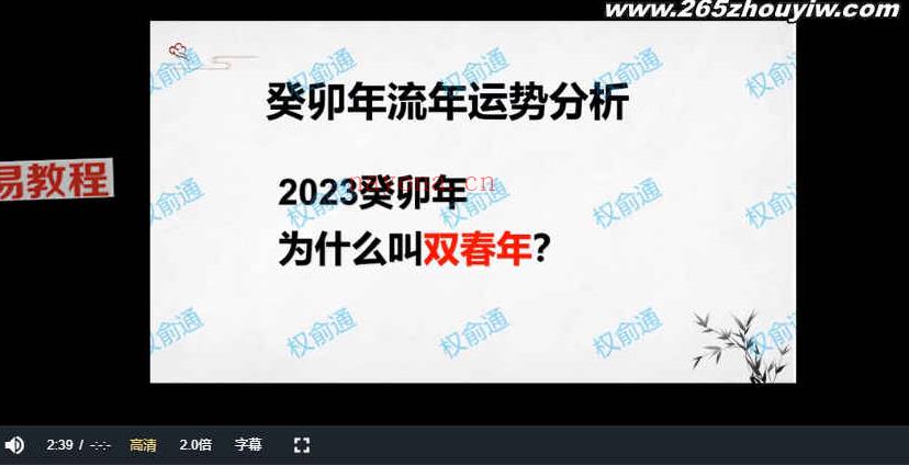 权俞通2023年新年好运视频4集 百度云下载！(2023年首轮选秀权)