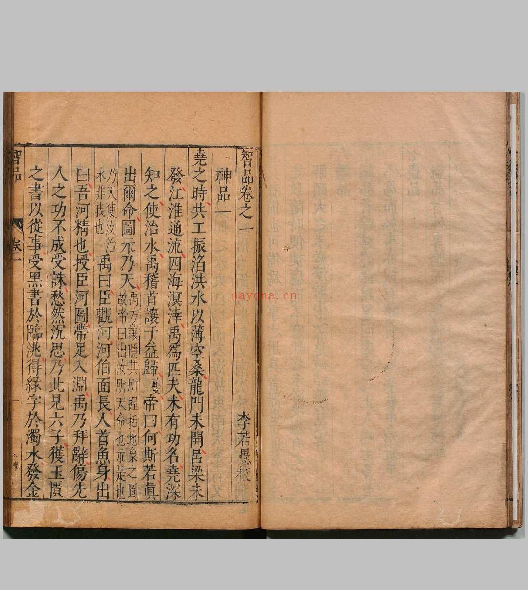 智品 13卷  樊玉冲 于伦 刊本 ,明