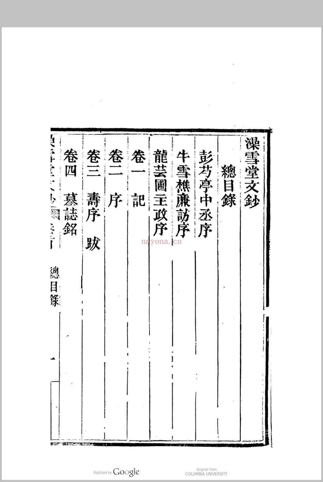 澡雪堂文钞［10卷］钟体志　撰 (s:乐善堂文钞)