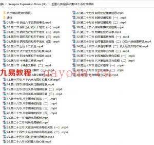 壬雪阁八字命理培训40集视频共62个小时+课件 百度云(八字命理壬水篇)