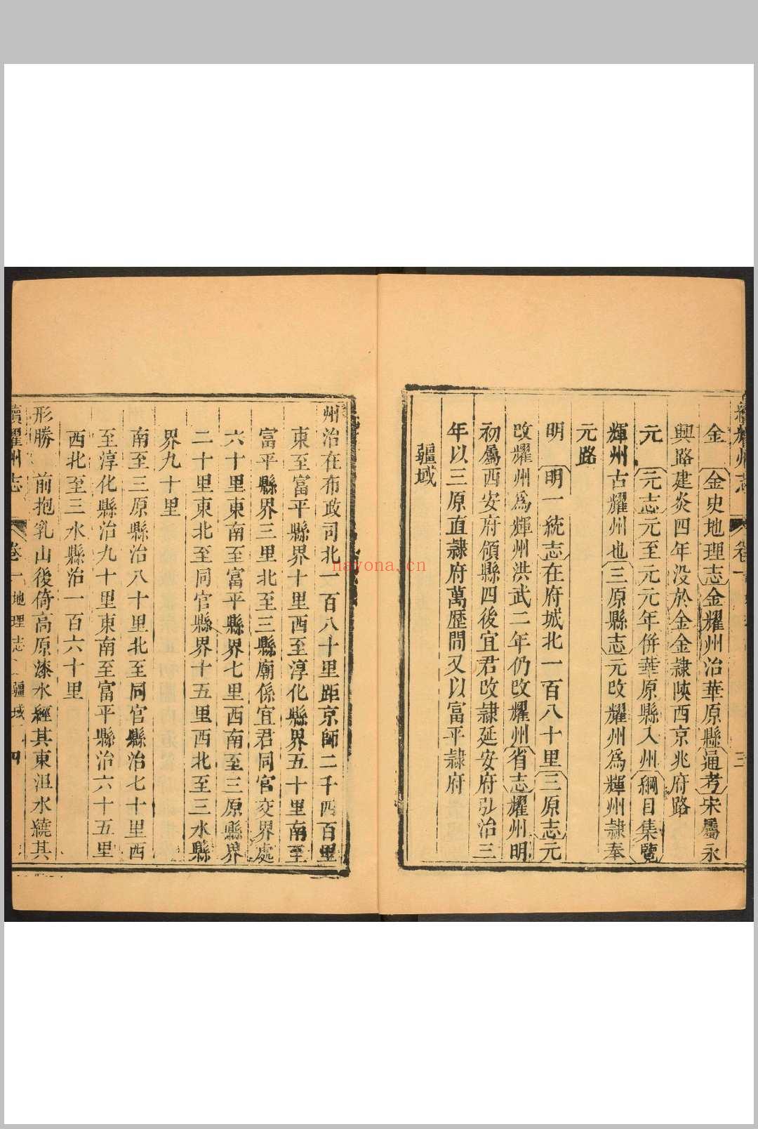 续耀州志  11卷 汪灏等修  锺研斋.乾隆27年 [1762] (光绪16 [1890]补刻重印)