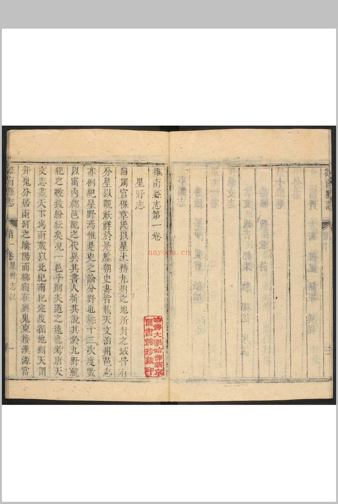 洛南县志  十二卷 范启源重纂  薛馧订正.乾隆11年 [1746]原刻 (乾隆52年 [1787]增刻, 同治7年 [1867]再增刻重印)