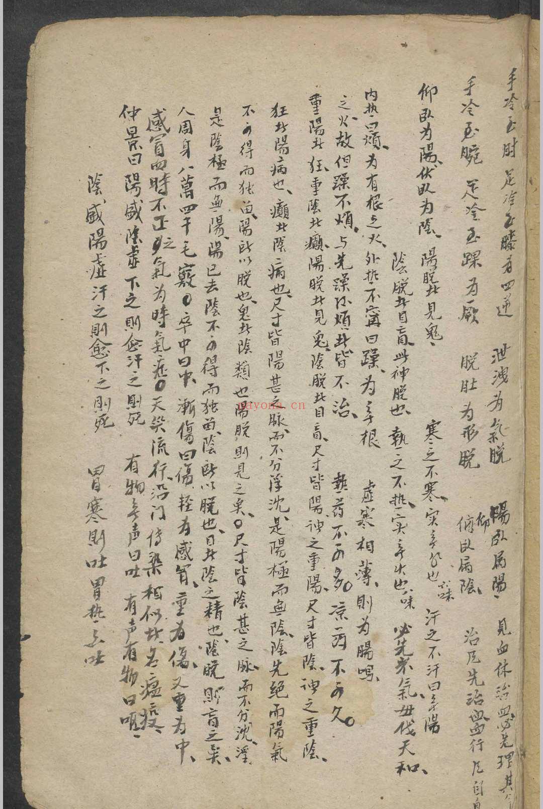 纪云 药及方杂抄   1900