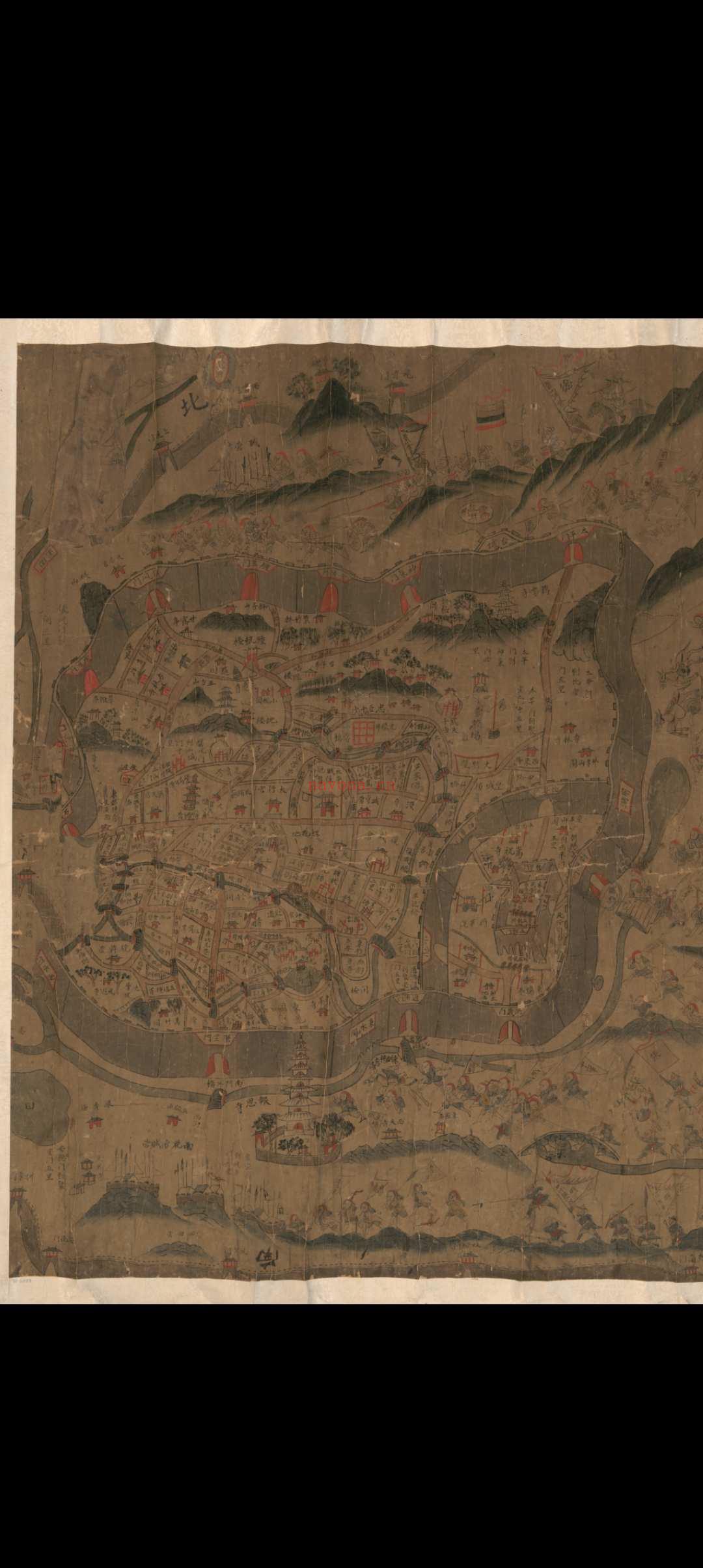 1853 清军围攻金陵图