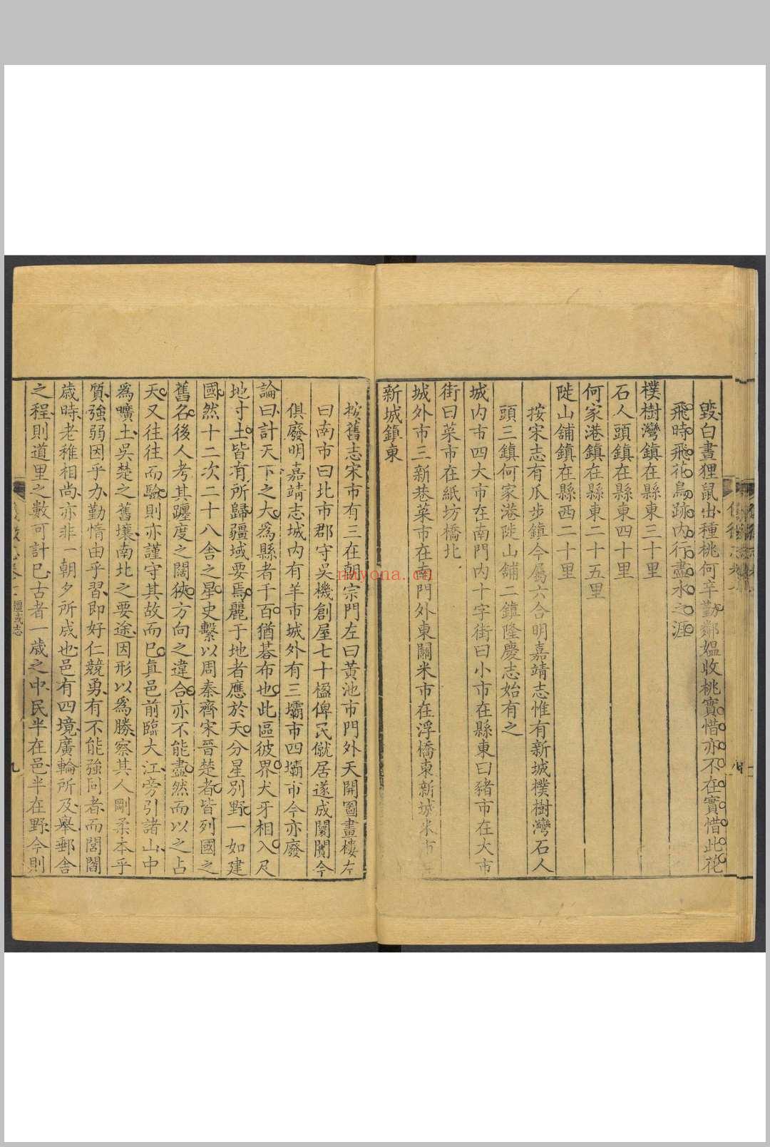 仪徵县志  22卷 陆师纂修.康熙57年 [1718]