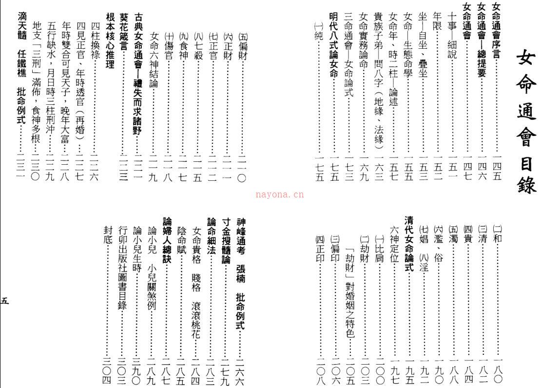 梁湘润：女命详解女命通会合订本（行卯版）.pdf百度网盘资源(梁湘润女命详解百度云)