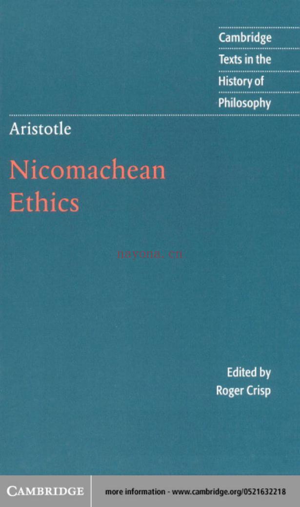 Nicomachean Ethics