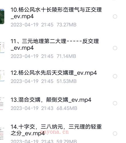 杨公风水技能深化系列课百度网盘资源(杨公风水口诀秘传)